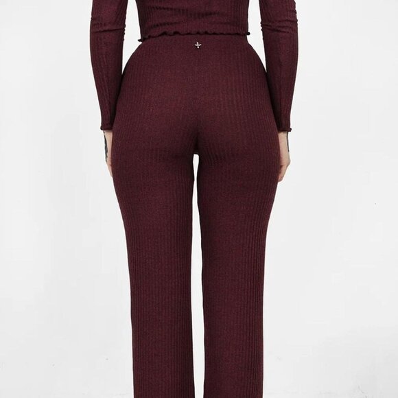 Disturbia Women's Red and Burgundy Trousers 12 - Picture 4 of 8
